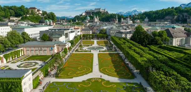     City of Salzburg - Mirabell Gardens 